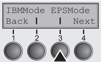 TALLYGENICOM LA550N - Setting the EPSON Mode (EPSMode) - 1