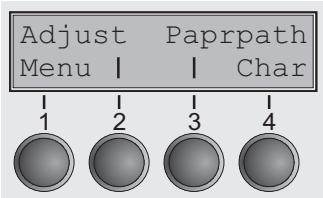TALLYGENICOM LA550N - Selecting character density and font temporarily - 9