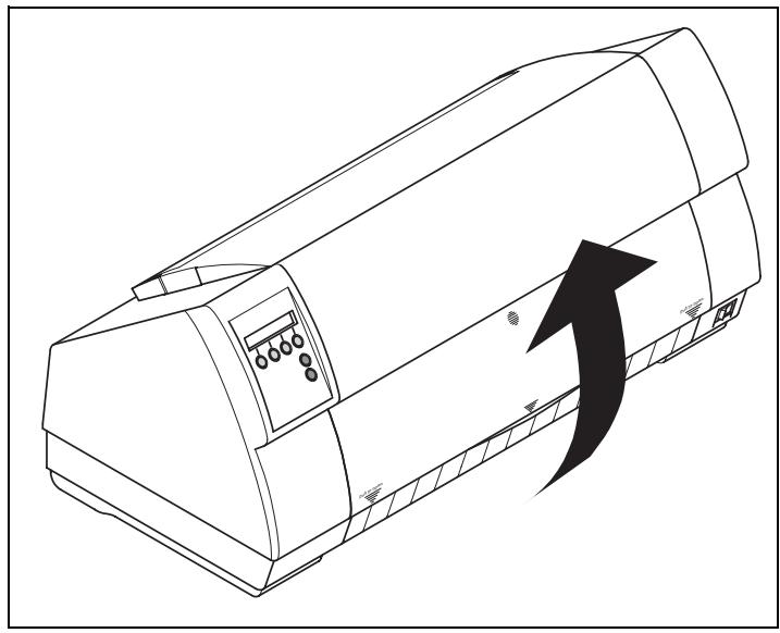 TALLYGENICOM LA550N - Never switch on the printer if the voltage setting is incorrect, since this may result in severe damage. - 1