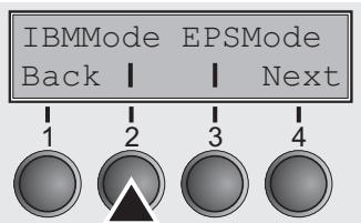 TALLYGENICOM LA550N - Setting the IBM mode (IBMMode) - 1