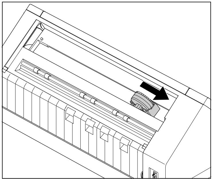 TALLYGENICOM LA550N - Changing the ribbon cassette - 3