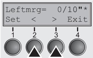 TALLYGENICOM LA550N - Setting the left margin (Leftmgr) - 3