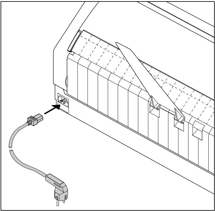 TALLYGENICOM LA550W - Connecting the printer - 1