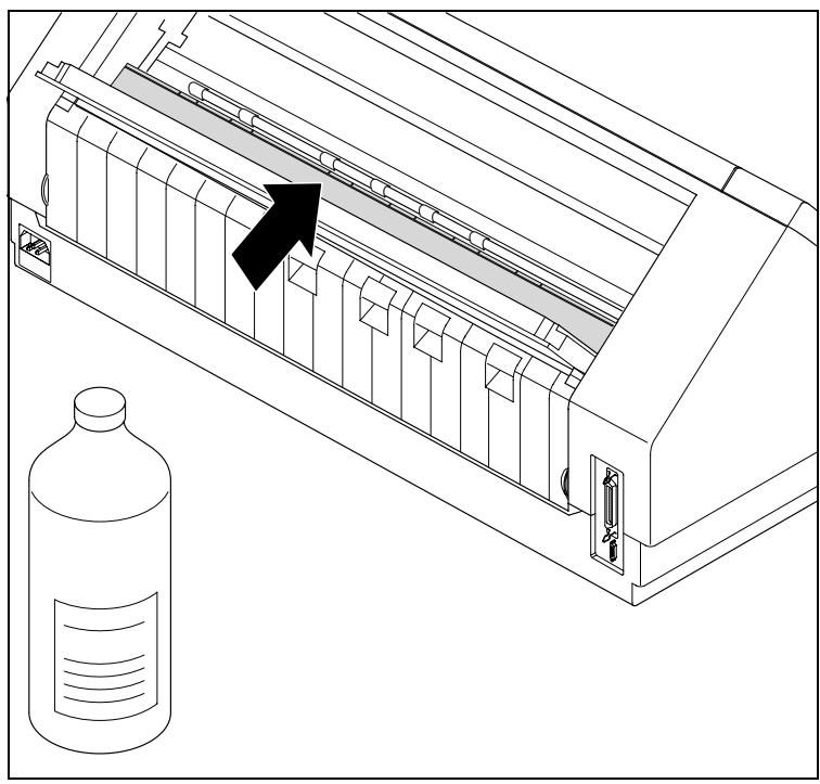 TALLYGENICOM LA550W - Cleaning the platen - 1