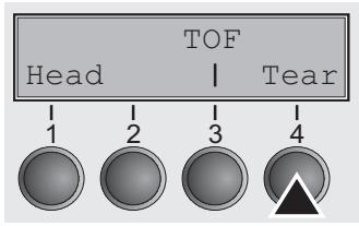 TALLYGENICOM LA550W - Setting the tear position - 3