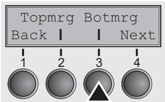 TALLYGENICOM LA550W - Setting the bottom margin (Botmrg) - 1