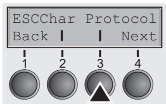 TALLYGENICOM LA550W - Selecting Protocol (emulation) - 2