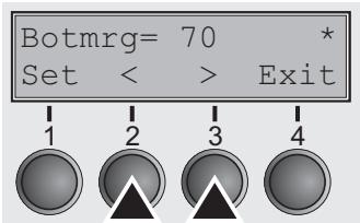TALLYGENICOM LA550W - Setting the bottom margin (Botmrg) - 3