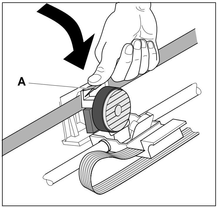 TALLYGENICOM LA650 PLUS - Changing the ribbon cassette - 11