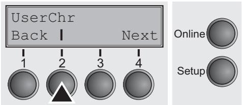 TALLYGENICOM LA650 PLUS - User preference character set (UserID) - 1
