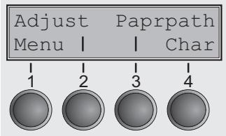 TALLYGENICOM LA650 PLUS - Selecting character density and font (temporarily) - 9