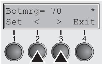 TALLYGENICOM LA650 PLUS - Setting the bottom margin (Botmrg) - 3