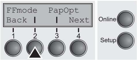 TALLYGENICOM LA650 PLUS - Form feed mode (FFmode) - 1