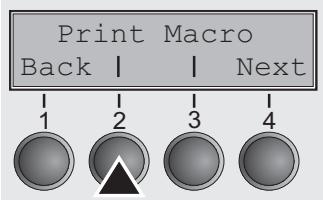 TALLYGENICOM LA650 PLUS - Printing out macro configurations (Print) - 1
