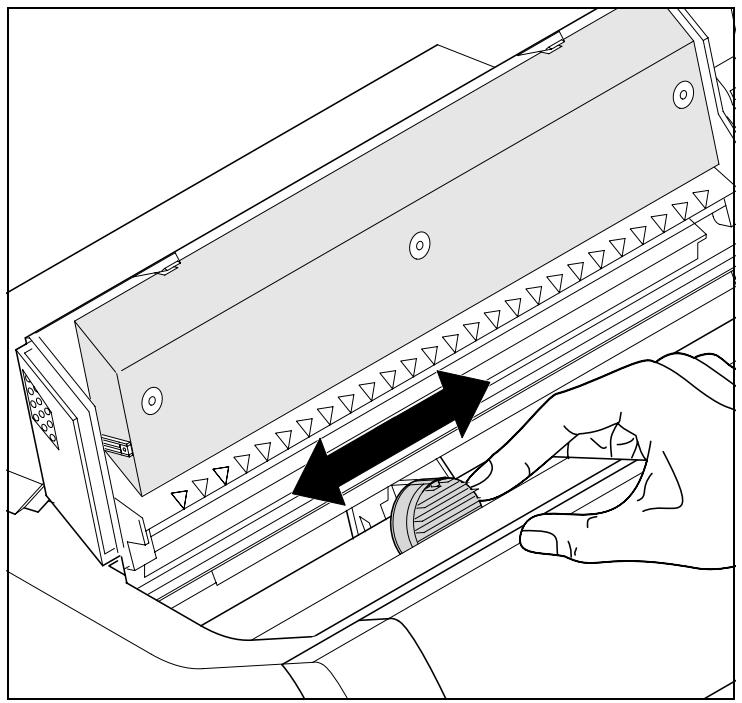 TALLYGENICOM LA650 PLUS - Changing the ribbon cassette - 12