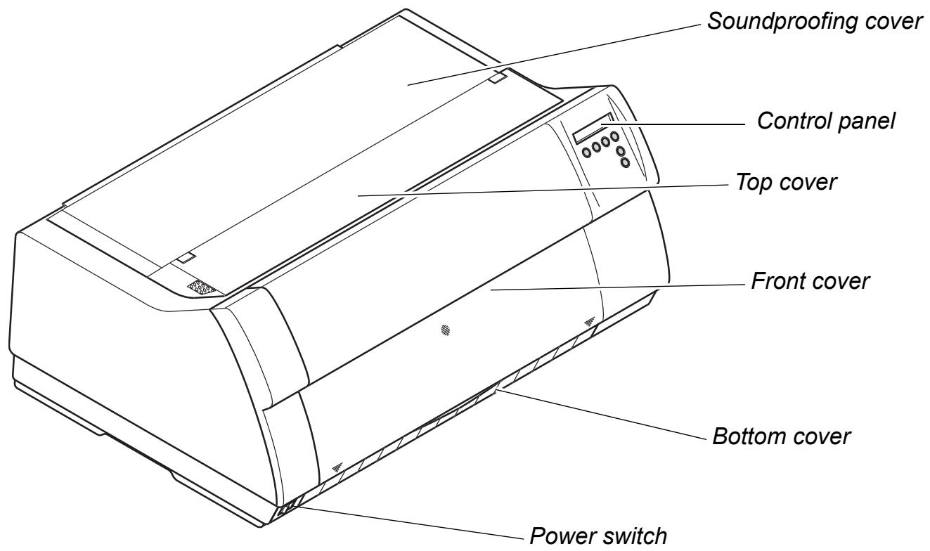TALLYGENICOM LA650 PLUS - Printer at a glance - 1