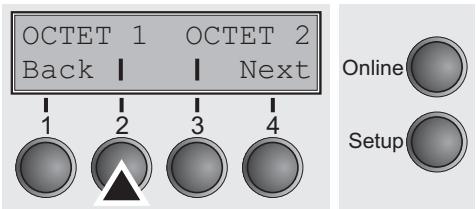 TALLYGENICOM LA650 PLUS - Setting IP address (IP Addr) - 2