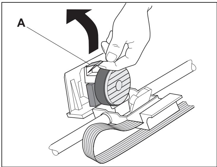TALLYGENICOM LA650 PLUS - Changing the ribbon cassette - 7