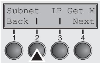 TALLYGENICOM LA650 PLUS - Setting Subnet mask (Subnet) - 1