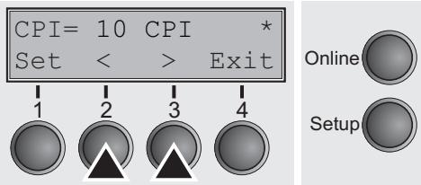 TALLYGENICOM LA650 PLUS - Horizontal spacing of characters (CPI) - 2