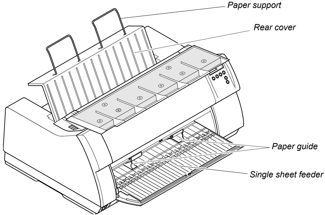 TALLYGENICOM LA650 PLUS - Printer in single-sheet mode - 1