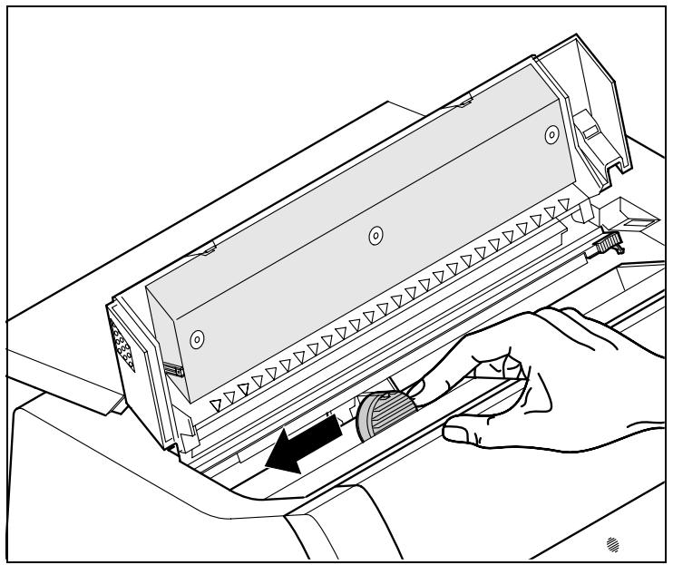 TALLYGENICOM LA650 PLUS - Changing the ribbon cassette - 4
