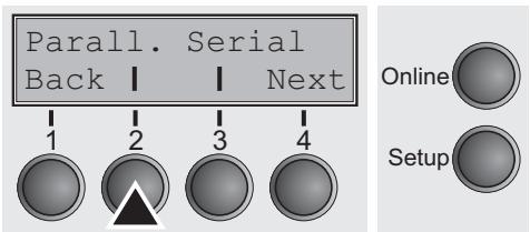TALLYGENICOM LA800 PLUS - Selecting Protocol (emulation) - 3