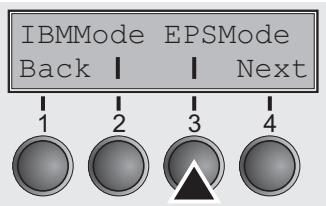 TALLYGENICOM LA800 PLUS - Setting the EPSON Mode (EPSMode) - 1
