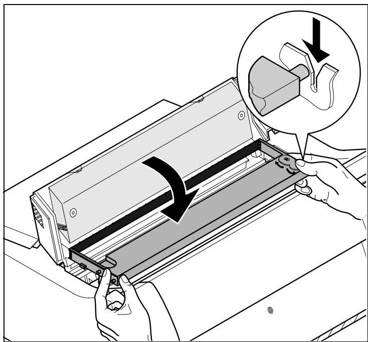 TALLYGENICOM LA800 PLUS - Installing the ribbon cassette the first time - 9