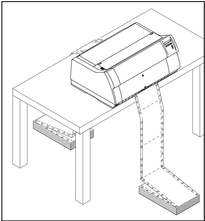 TALLYGENICOM LA800 PLUS - Placing your printer - 1
