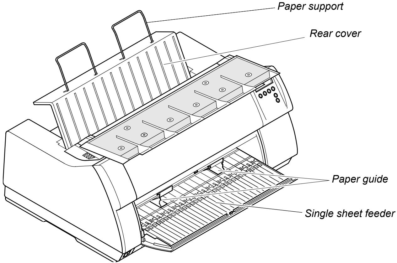 TALLYGENICOM LA800 PLUS - Printer in single-sheet mode - 1