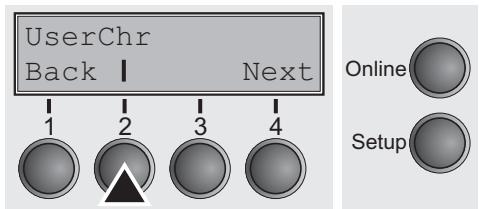 TALLYGENICOM LA800 PLUS - User preference character set (UserID) - 1