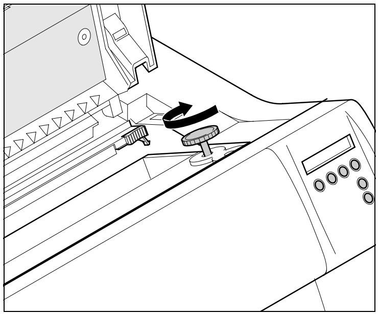 TALLYGENICOM LA800 PLUS - Changing the ribbon cassette - 10