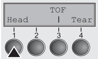 TALLYGENICOM LA800 PLUS - Setting the print head gap - 4