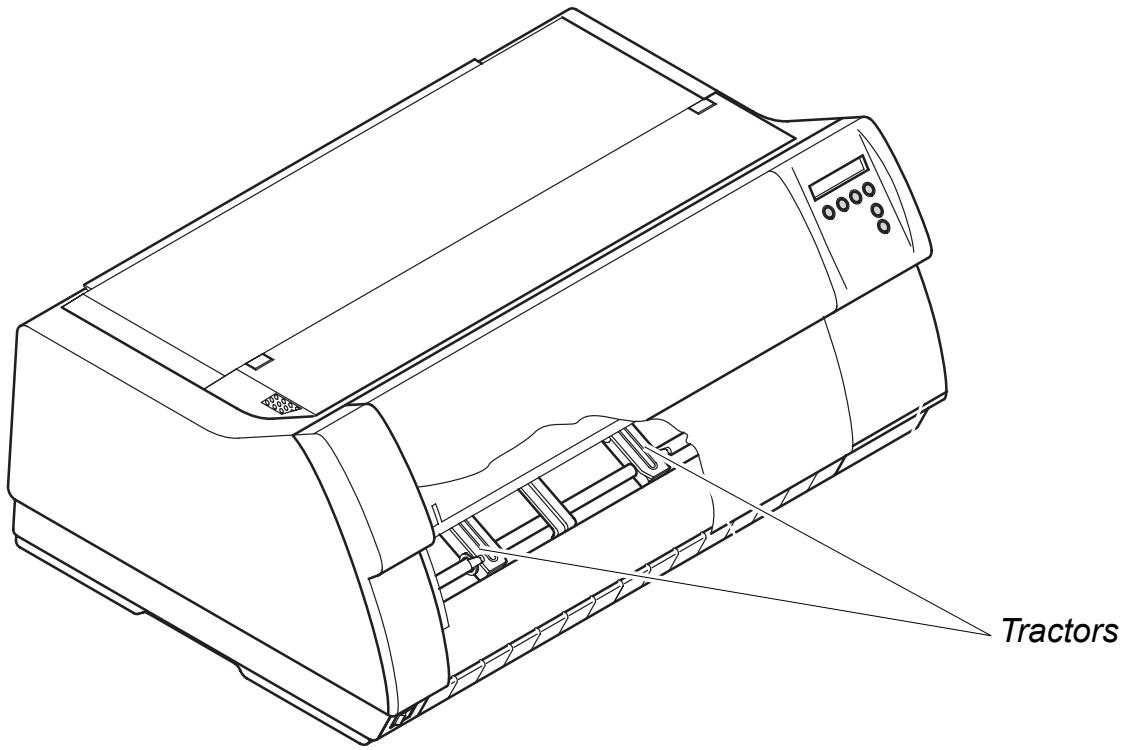 TALLYGENICOM LA800 PLUS - Printer in tractor mode - 1