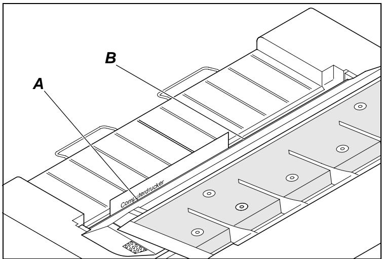 TALLYGENICOM LA800 PLUS - Setting the first printing line (TOF) - 6
