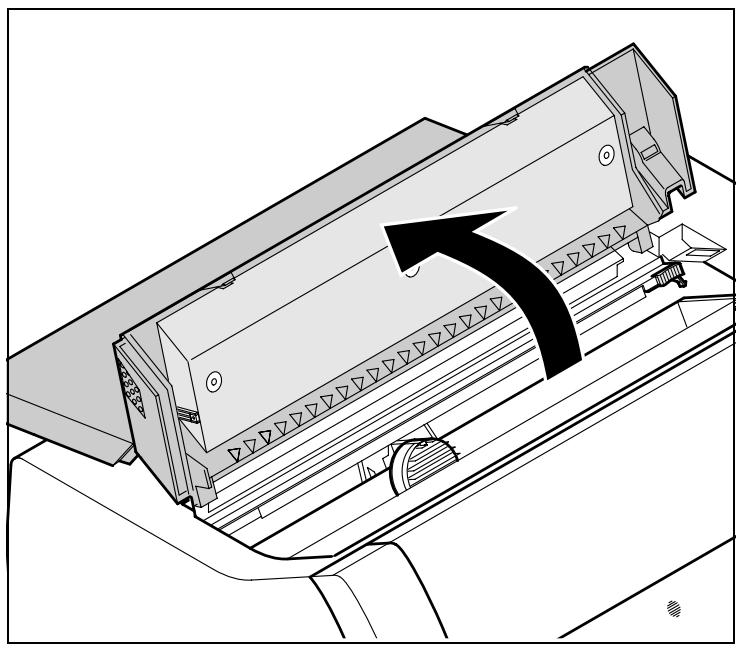 TALLYGENICOM LA800 PLUS - Changing the ribbon cassette - 2