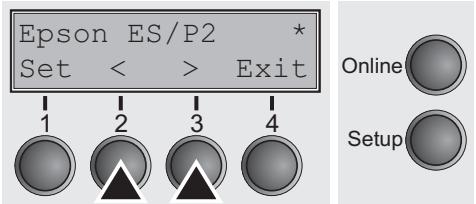 TALLYGENICOM LA800 PLUS - Selecting Protocol (emulation) - 4