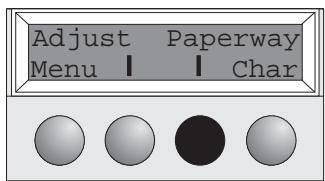 TALLYGENICOM T2340-24 - Setting the print head gap - 6