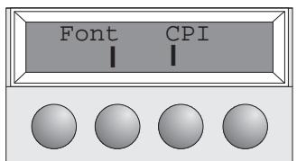 TALLYGENICOM T2340-24 - Setting the character pitch - 7