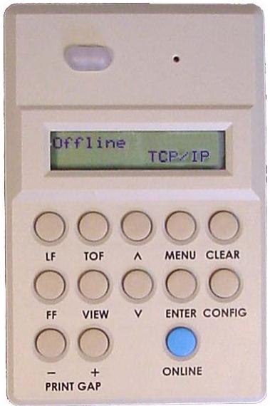 TALLYGENICOM 2900 - TCP/IP Menu (LAN Interface Only) - 1