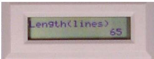 TALLYGENICOM 2900 - Example: Changing Form Length Using the Menu System - 5