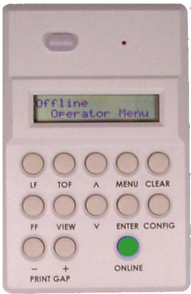 TALLYGENICOM 2900 - Operator Menu - 1