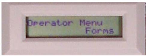 TALLYGENICOM 2900 - Example: Changing Form Length Using the Menu System - 2