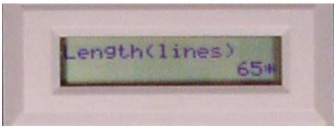 TALLYGENICOM 6300 - Example: Changing Form Length Using the Menu System - 6