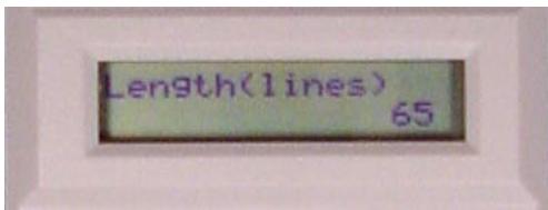 TALLYGENICOM 6300 - Example: Changing Form Length Using the Menu System - 5
