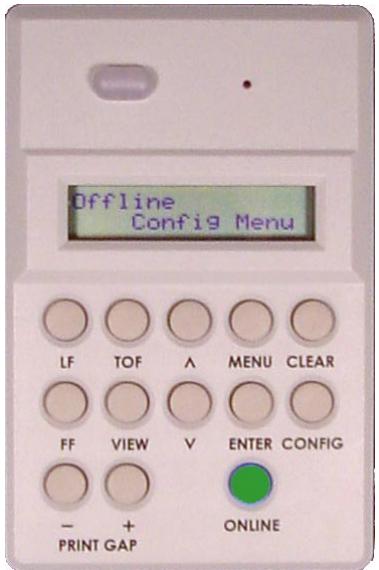 TALLYGENICOM 6300 - Config Menu - 1