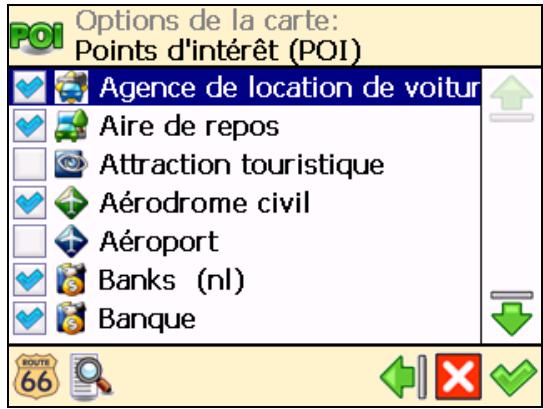 ROUTE 66 NAVIGATE 7 - Choisissez points d'intérêt (POI) - 2