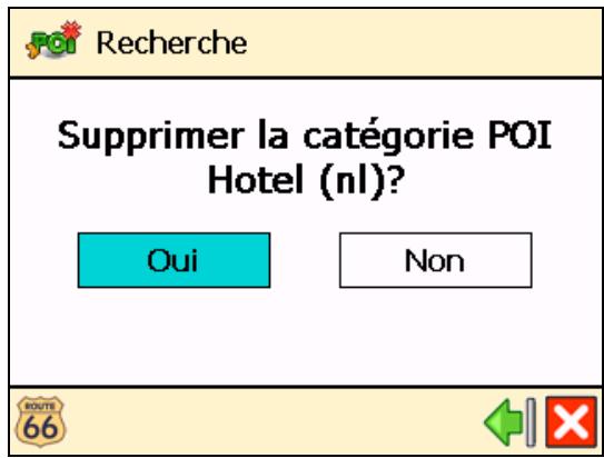 ROUTE 66 NAVIGATE 7 - Supprimer la catégorie POI - 2