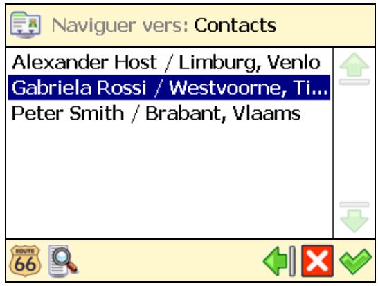 ROUTE 66 NAVIGATE 7 - Naviguer vers un contact - 6